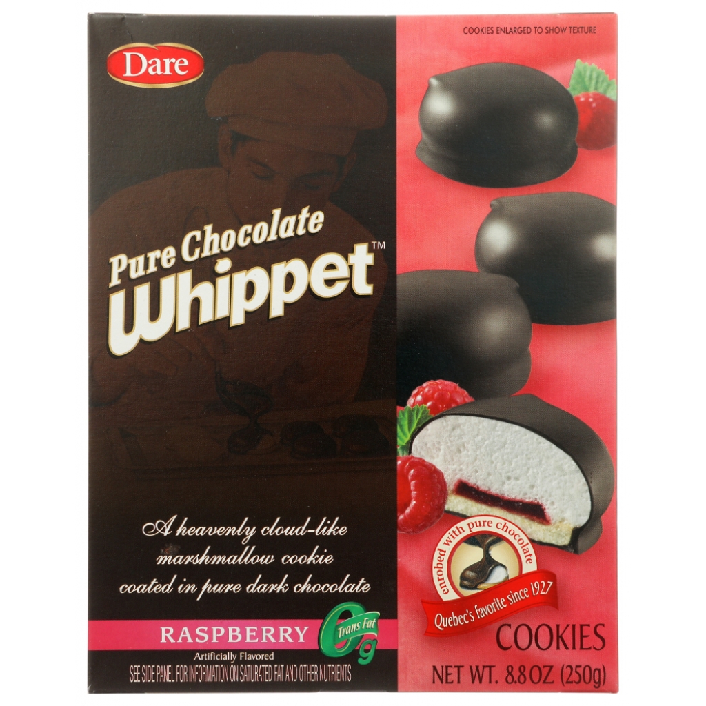 Whippet Cookies with Raspberry