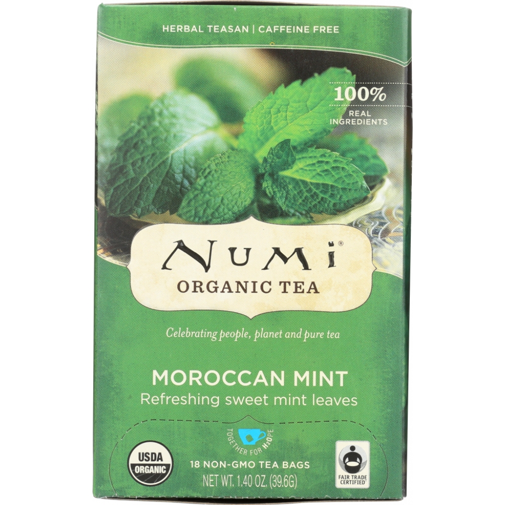 Organic Moroccan Mint Herbal Tea - Refreshingly Sweet