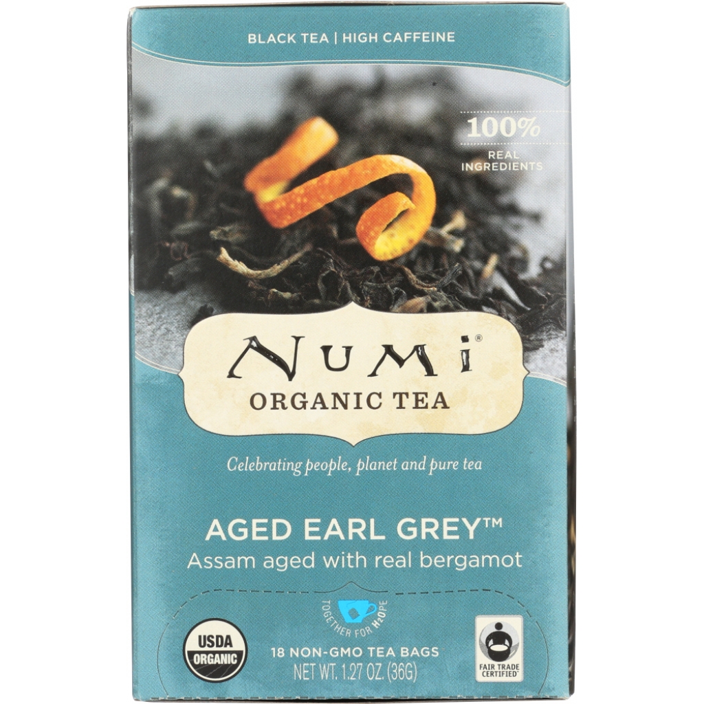 Organic Earl Grey Assam Black Tea, 18 bags