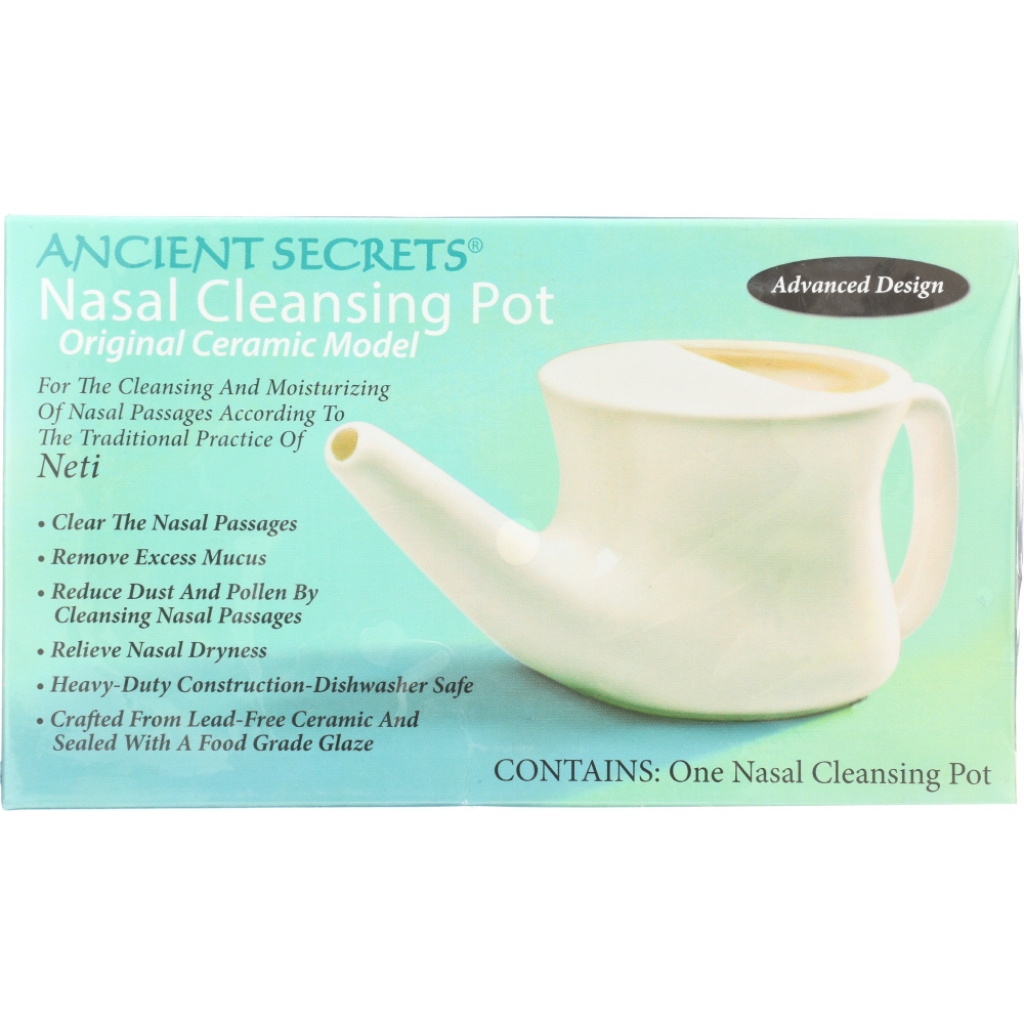 Handcrafted Neti Pot, Yoga Breathing Tool