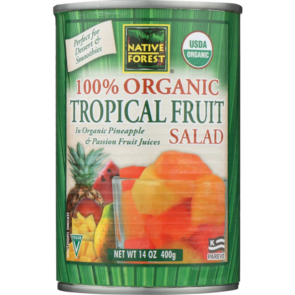 100% Organic Tropical Fruit Salad