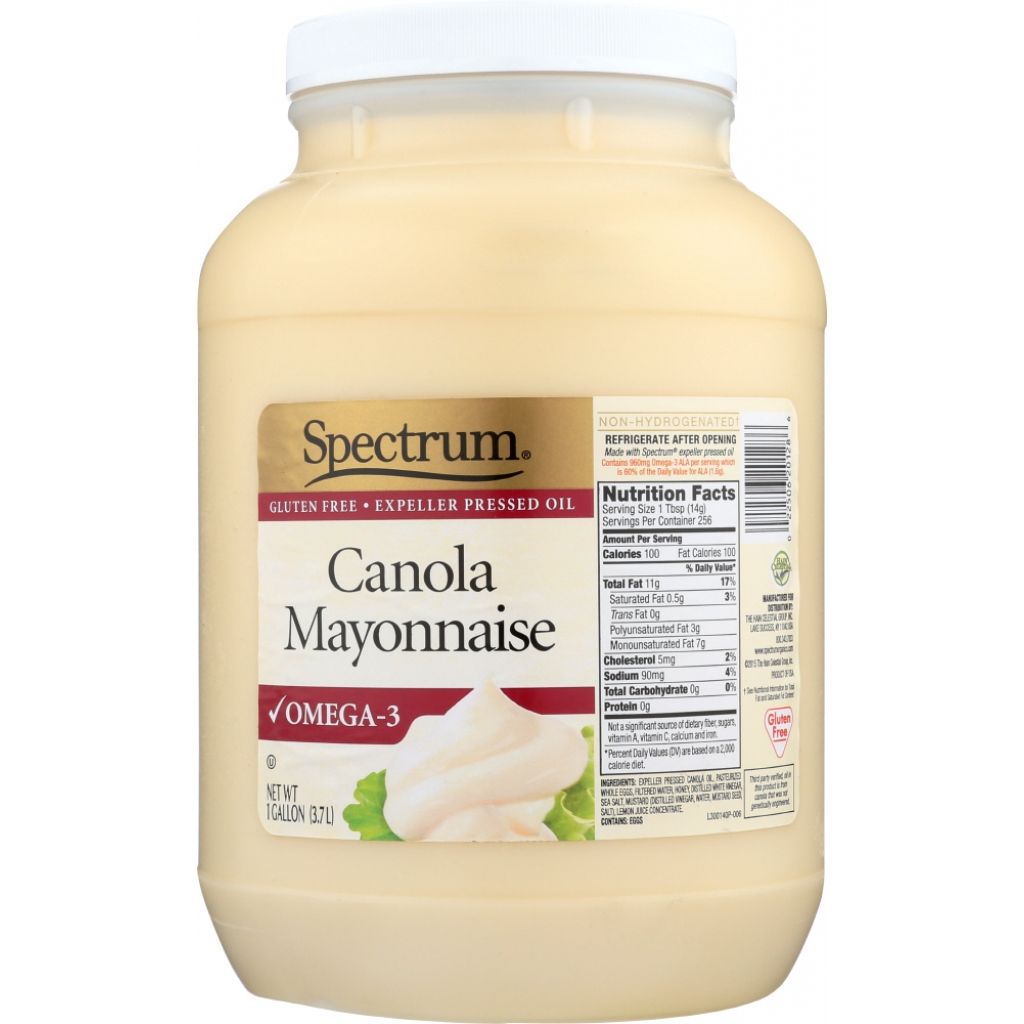 Canola Mayonnaise - 1 Gallon