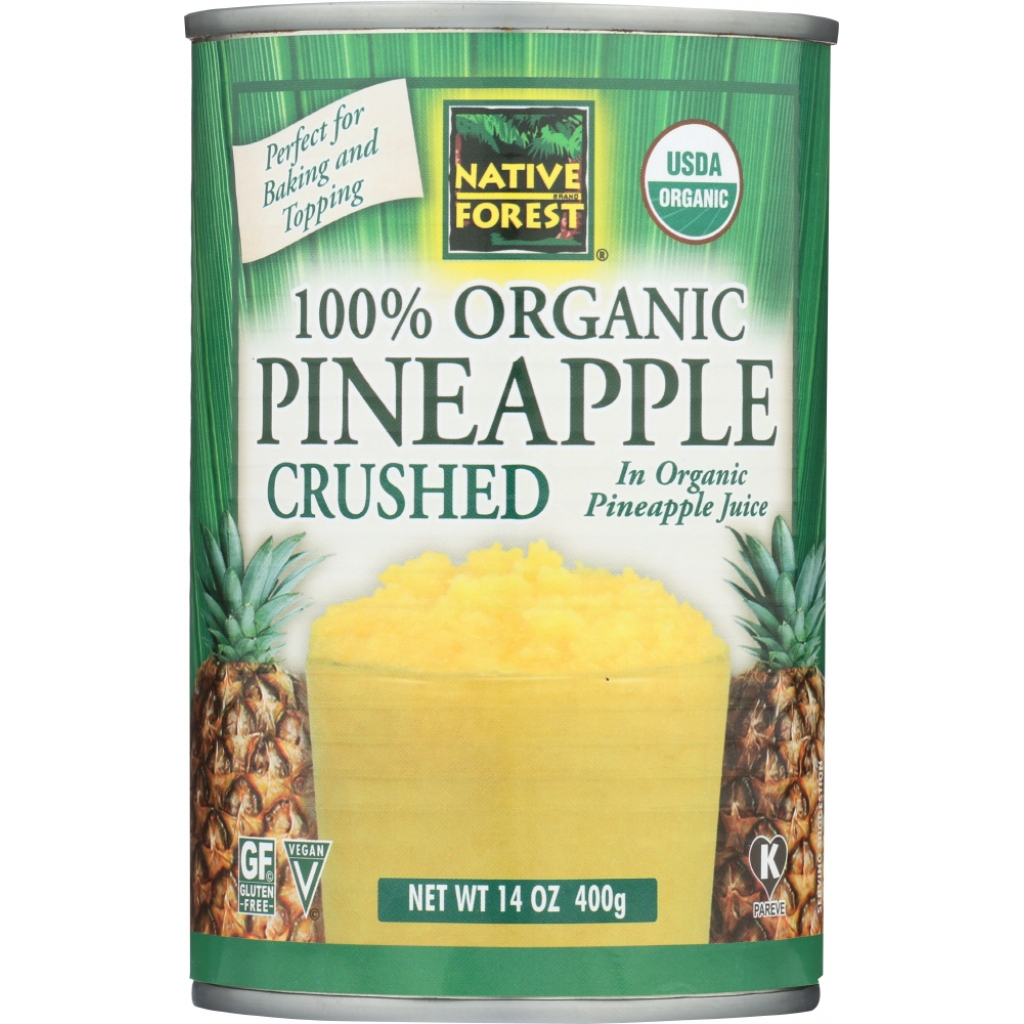 Organic Crushed Pineapple (14 oz)