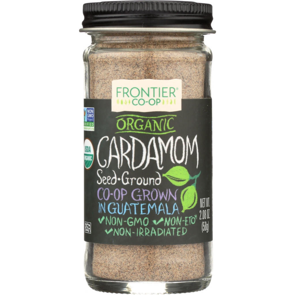 Organic Cardamom Seed Ground Bottle, 2.08 oz