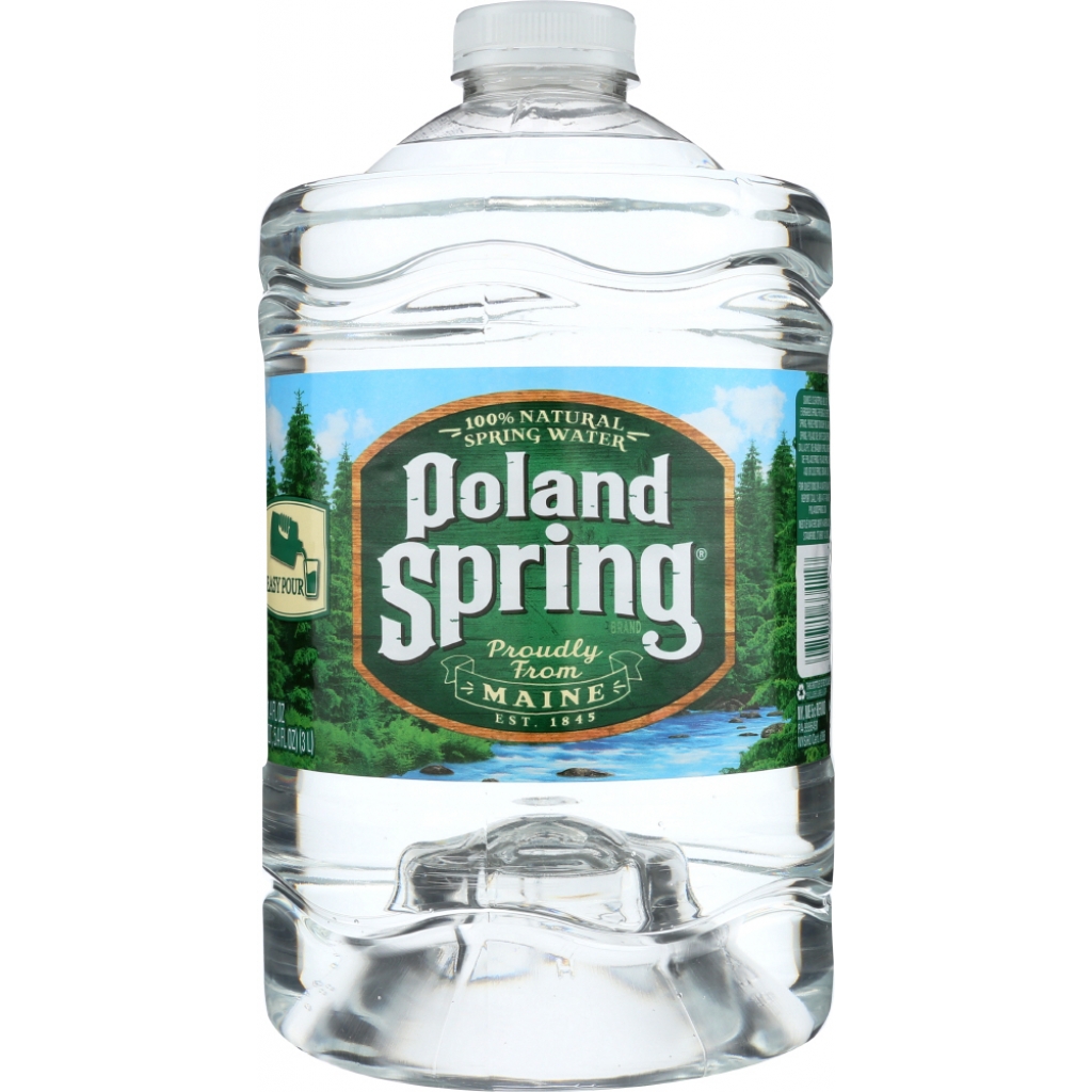 Poland Spring 100% Natural Spring Water, 3 L