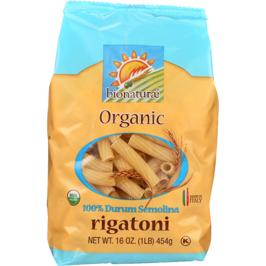 Organic Rigatoni Pasta - 16 oz