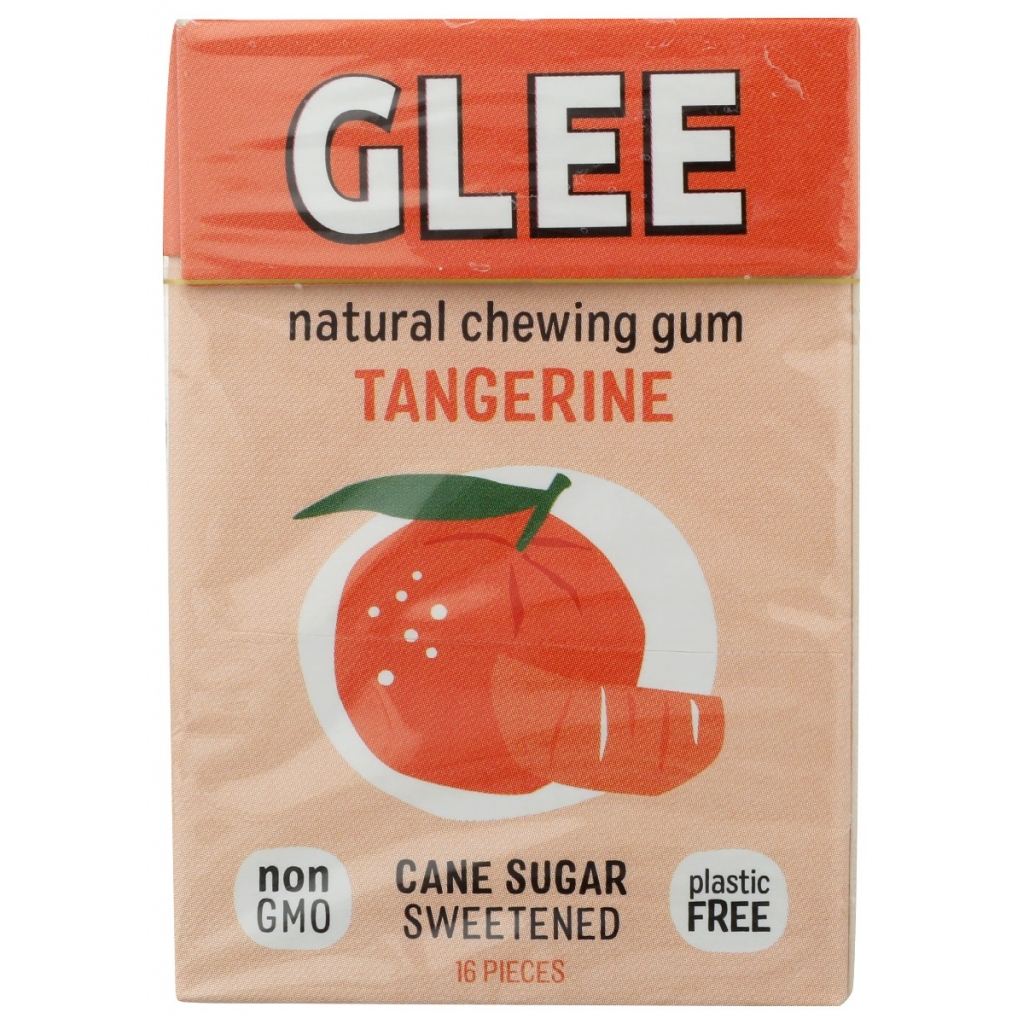 Natural Chewing Gum – Tangerine, 16 pcs