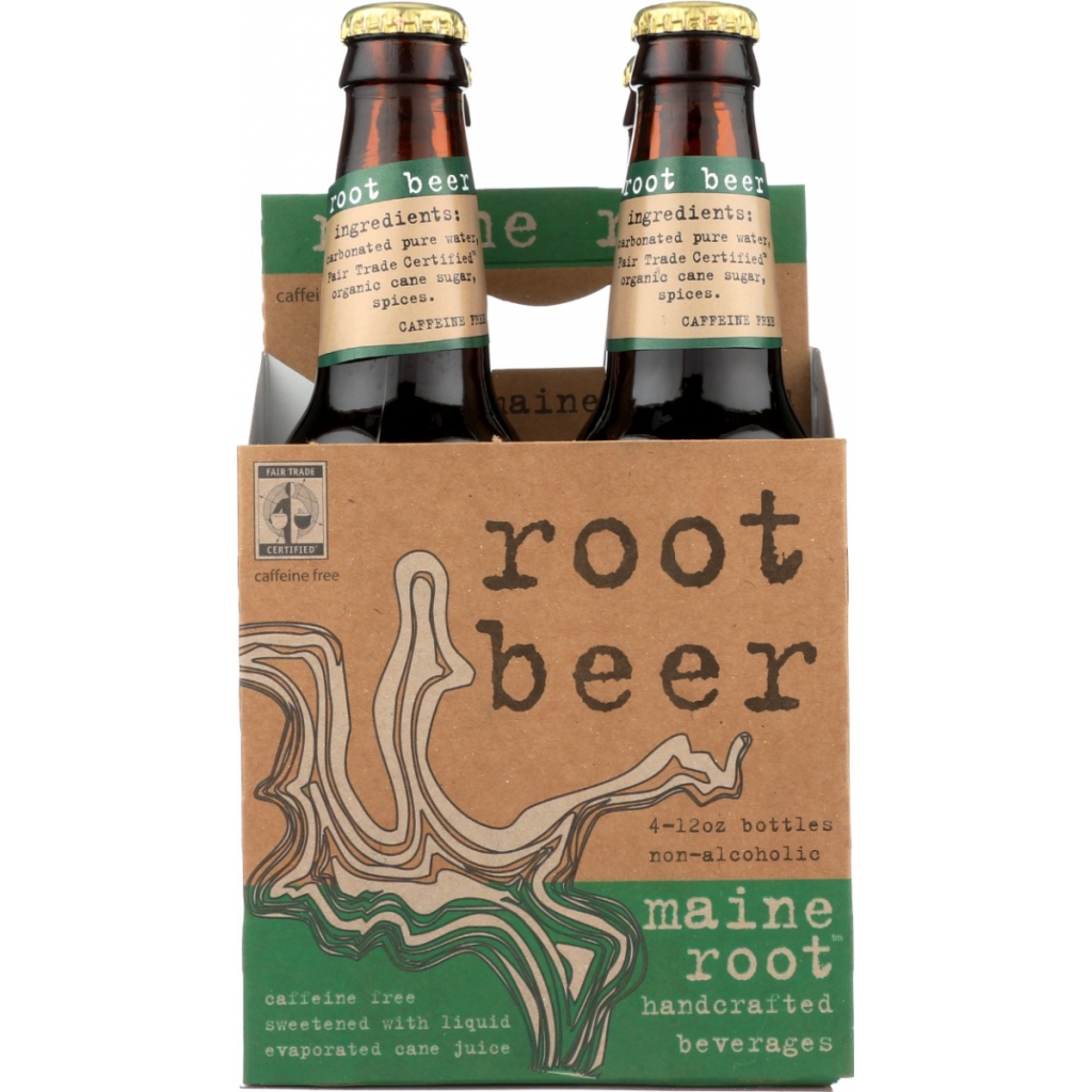 Fair Trade Root Beer Soda 4-Pack - 48 fl oz