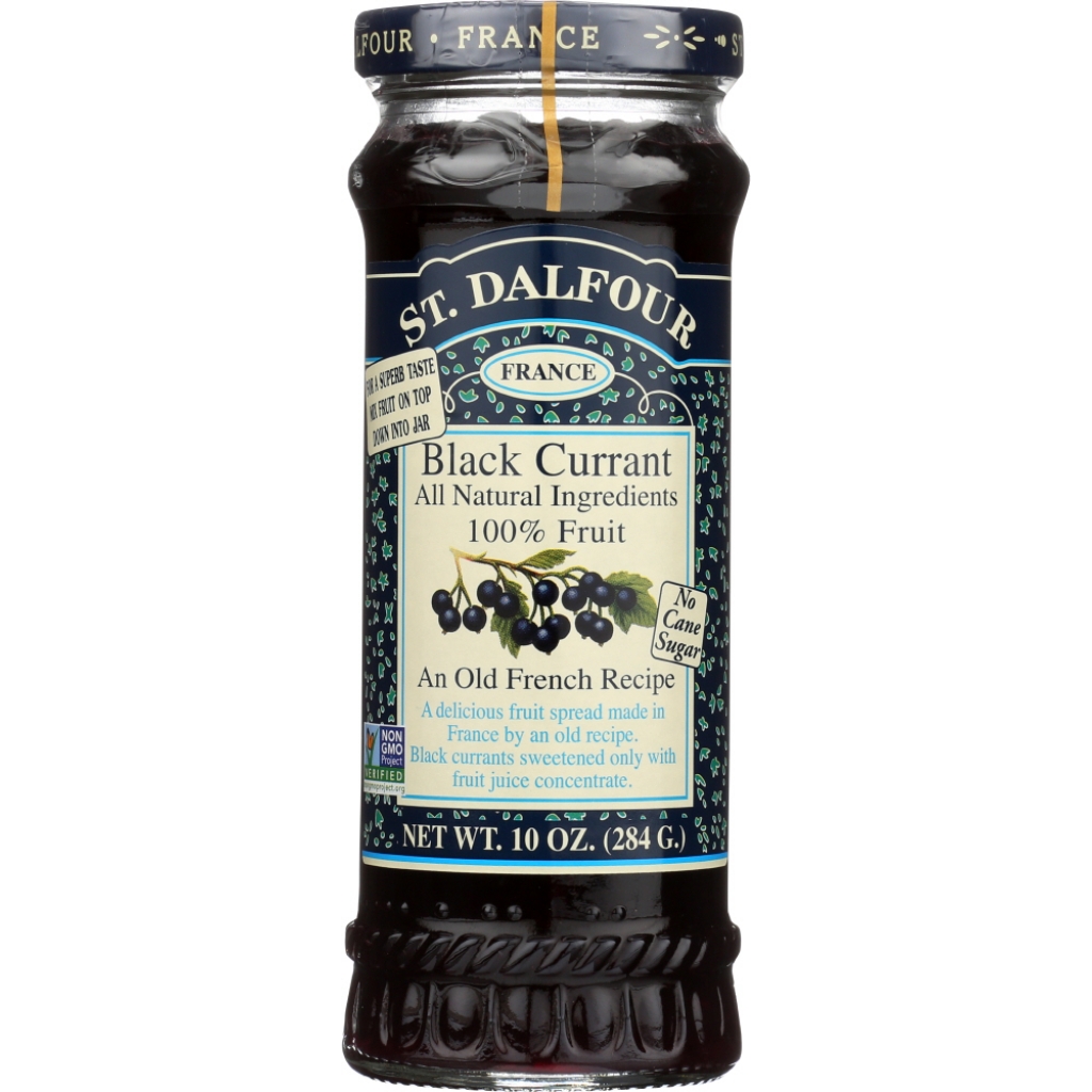 St Dalfour Black Currant Preserve - 10 oz