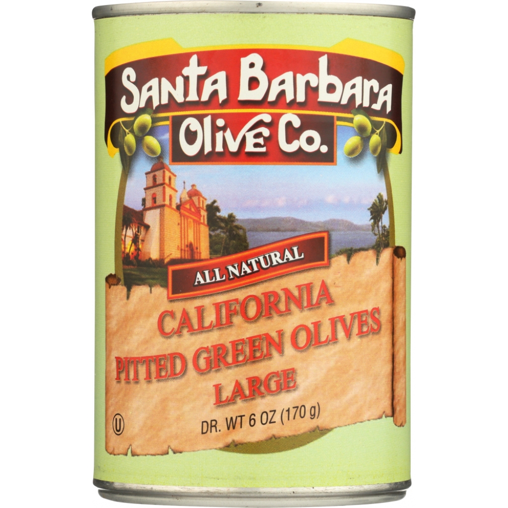 Large Pitted Green Olives, 5.75 oz