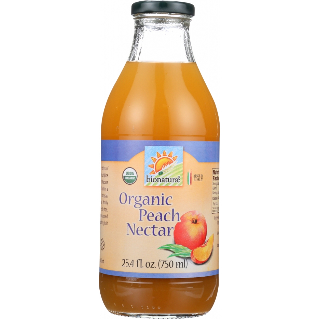 Italian Organic Peach Fruit Nectar - 25.4 oz