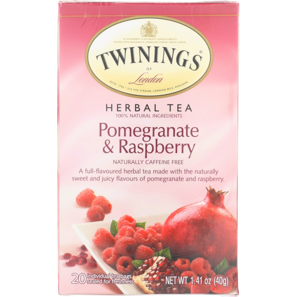 Pomegranate & Raspberry Herbal Tea - Fruity Bliss