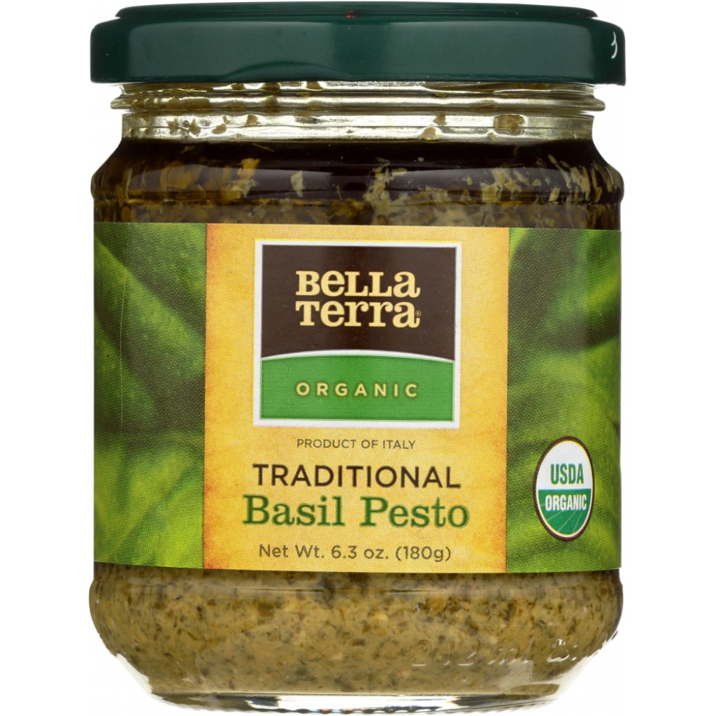 Bella Terra Garlic & Basil Pesto, 6.3 OZ