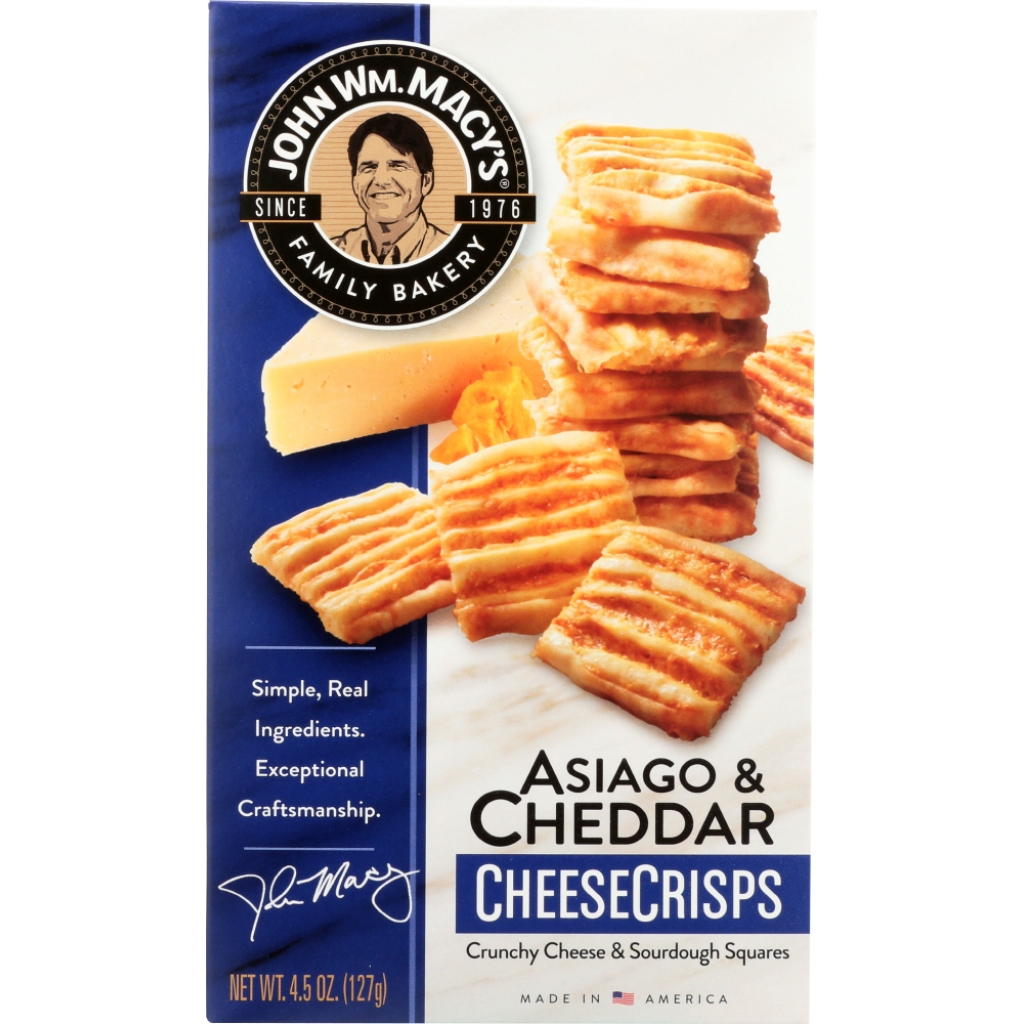 Asiago Cheddar Cheese Crisps