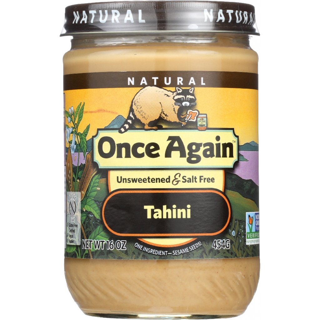 Organic Tahini Nut Butter - 16 oz - Creamy Delicacy