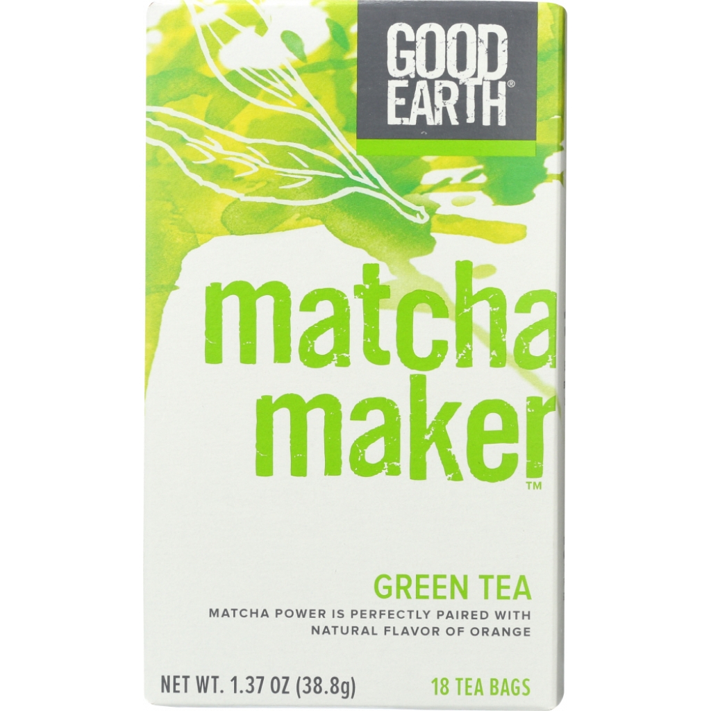 Good Earth Matcha Maker Green Tea - 18 Bag