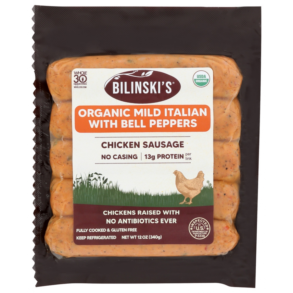 Organic Mild Italian Chicken Sausage - 12 oz