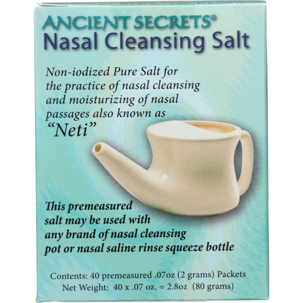 Nasal Cleansing Salt - 40 Ct