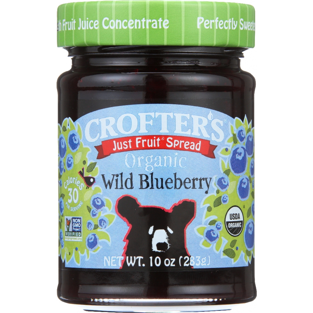 Organic Blueberry Fruit Spread, 10 oz