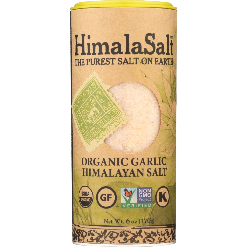 Organic Garlic Salt Shaker, 6 oz