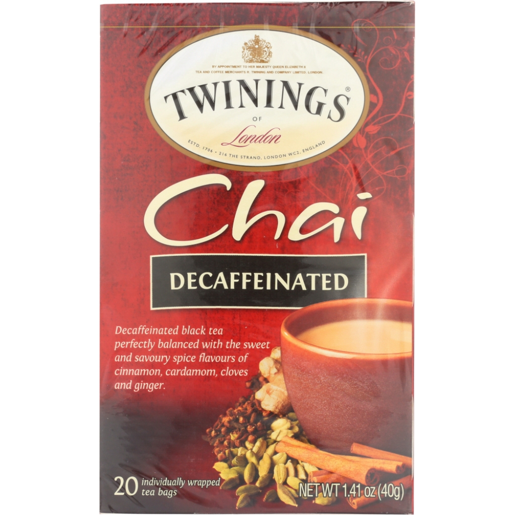 Decaffeinated Chai Tea with Spices, Comforting Blend