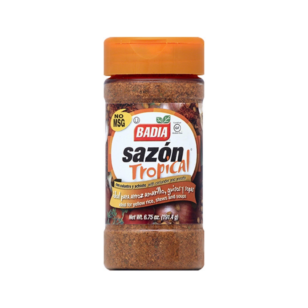 Sazón Tropical Seasoning with Coriander and Annatto