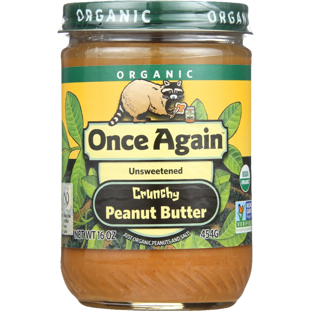 Crunchy Organic Peanut Butter Lightly Salted, 16 oz