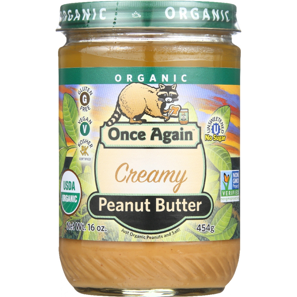 Smooth Organic Peanut Butter, 16 oz