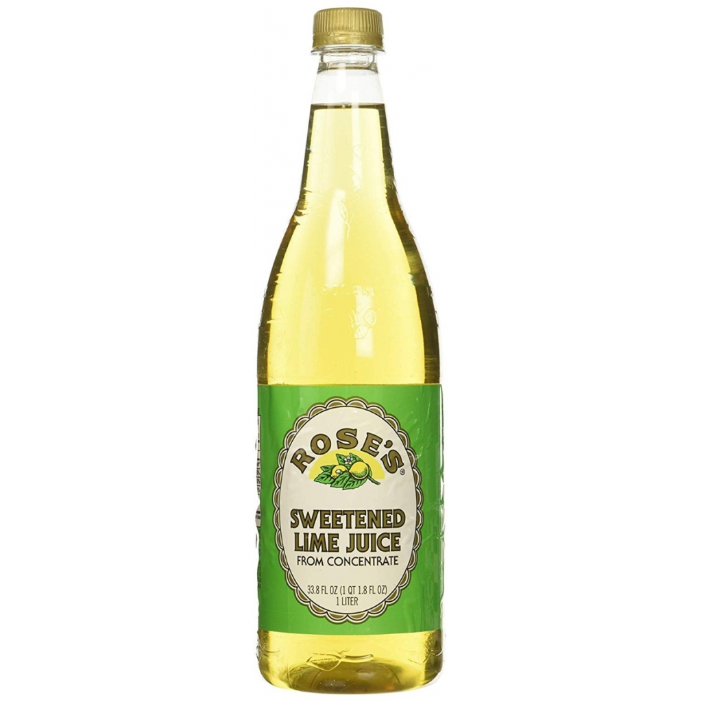 Sweetened Lime Juice Plastic Bottle, 33.8 oz