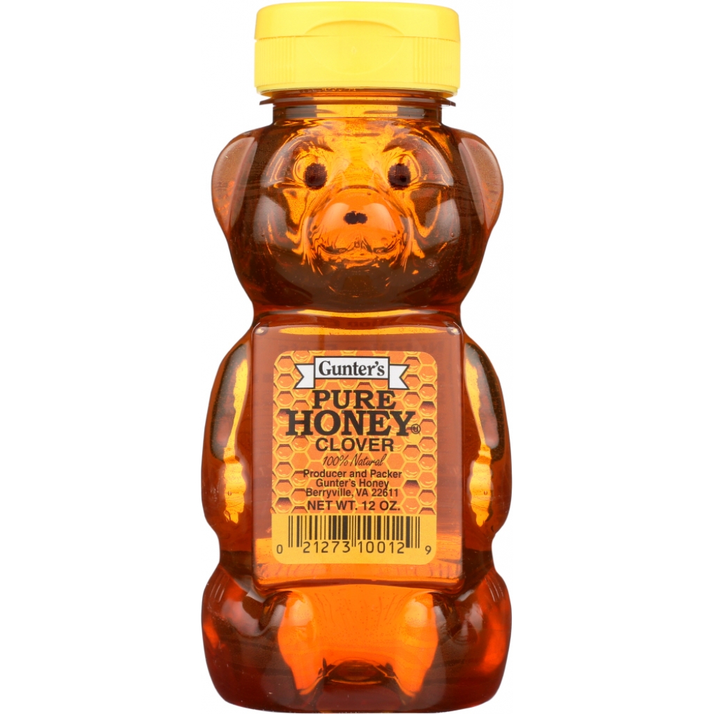 Gunter's Clover Honey Bear, 12 oz