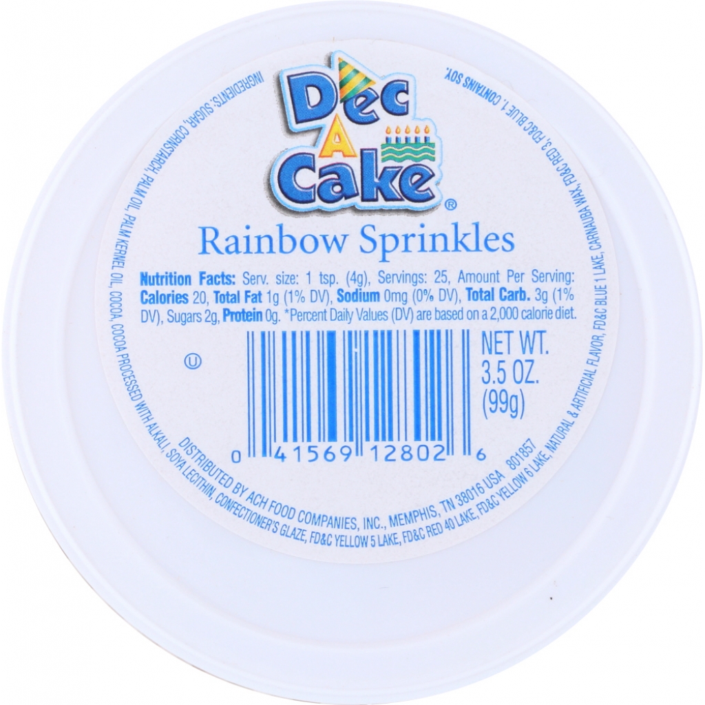 Rainbow Sprinkles Cup