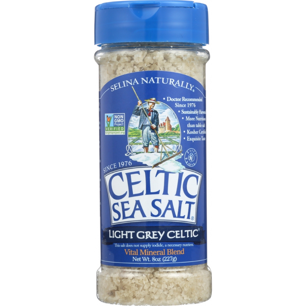 Celtic Sea Salt Light Grey Shaker - 8 oz