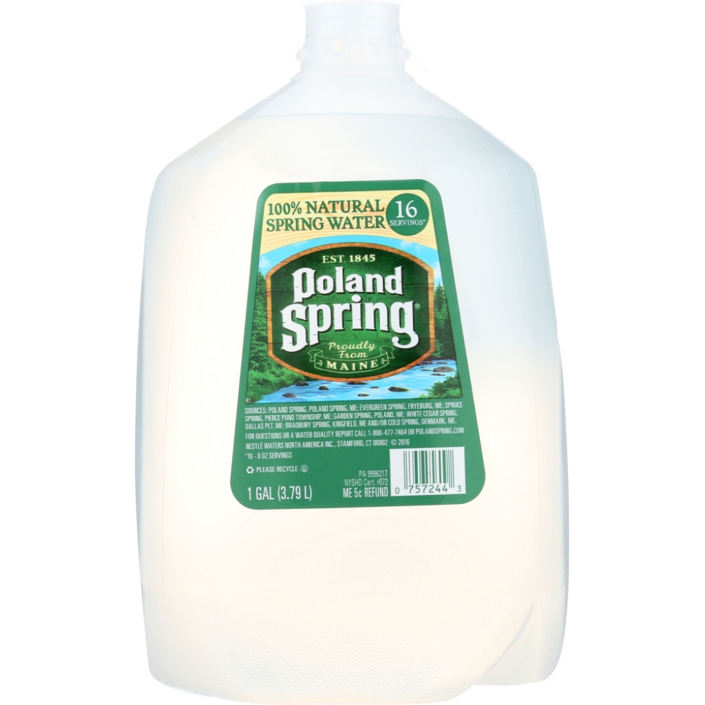 Natural Spring Water Jug, 1 gal