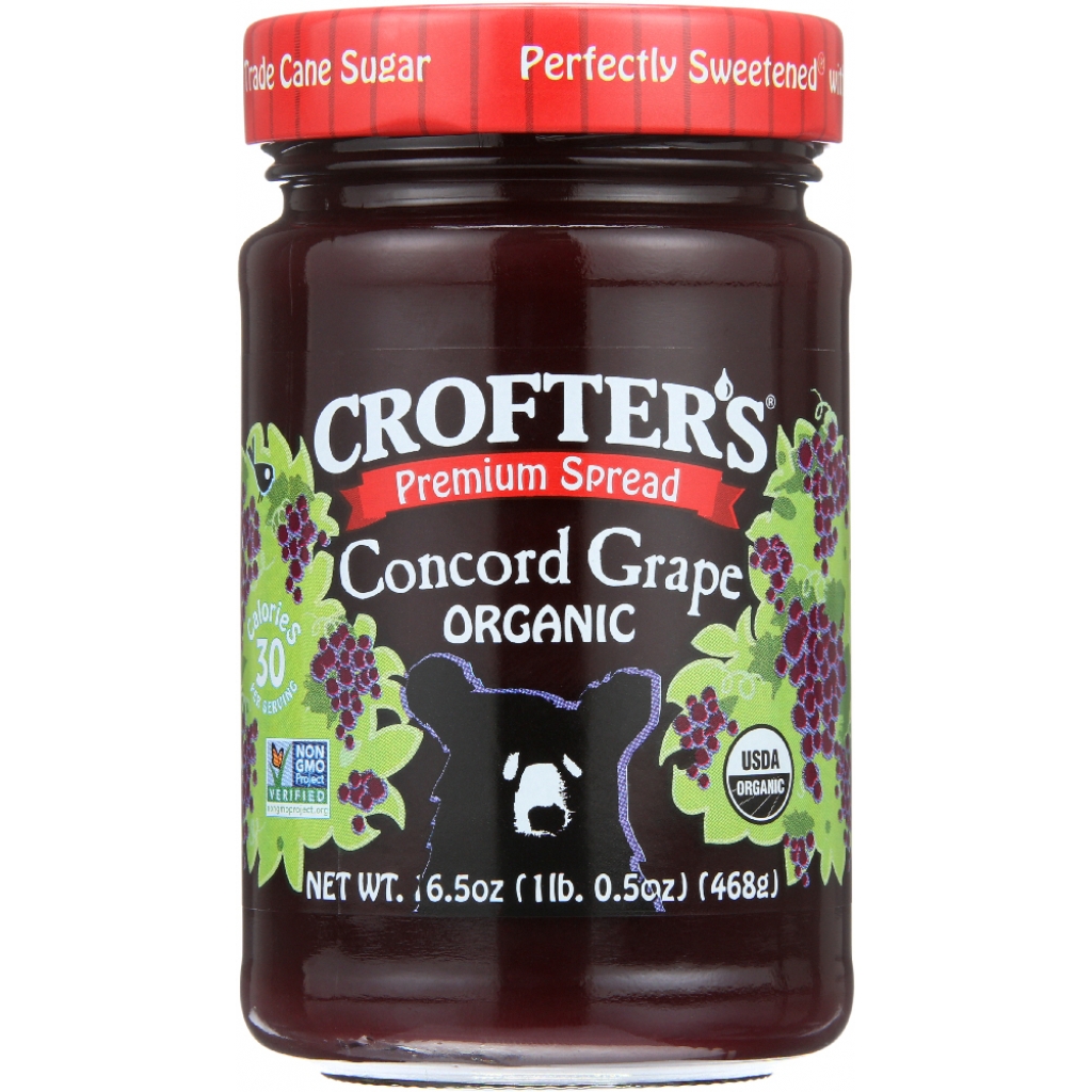 Concord Grape Fruit Spread (16.5 oz) - Sweet & Versatile