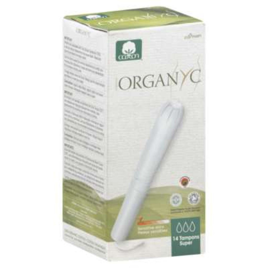 Super Organic Tampons with Applicator, 14 Count