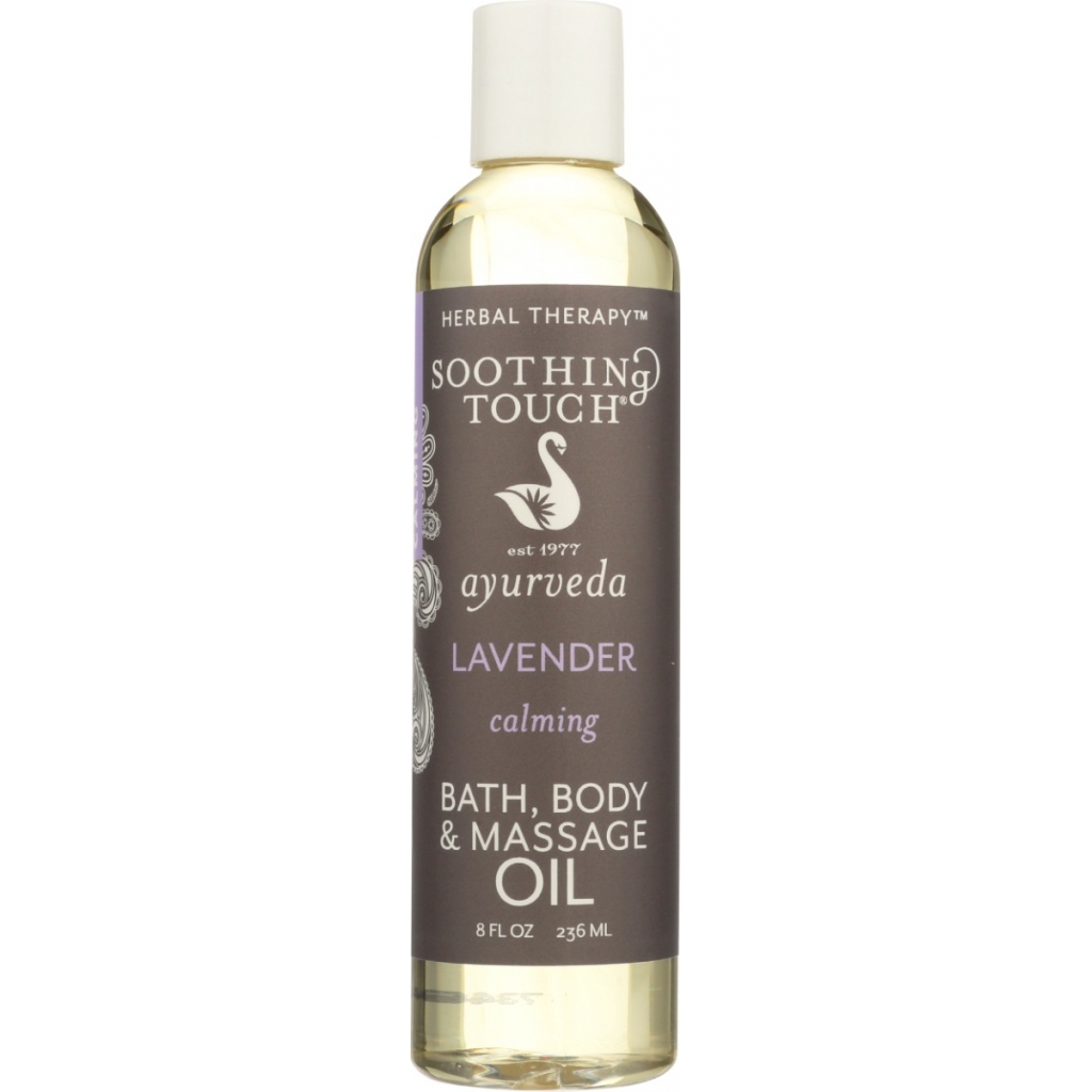 Therapeutic Oil Bath Body Massage Lavender - 8 fl oz