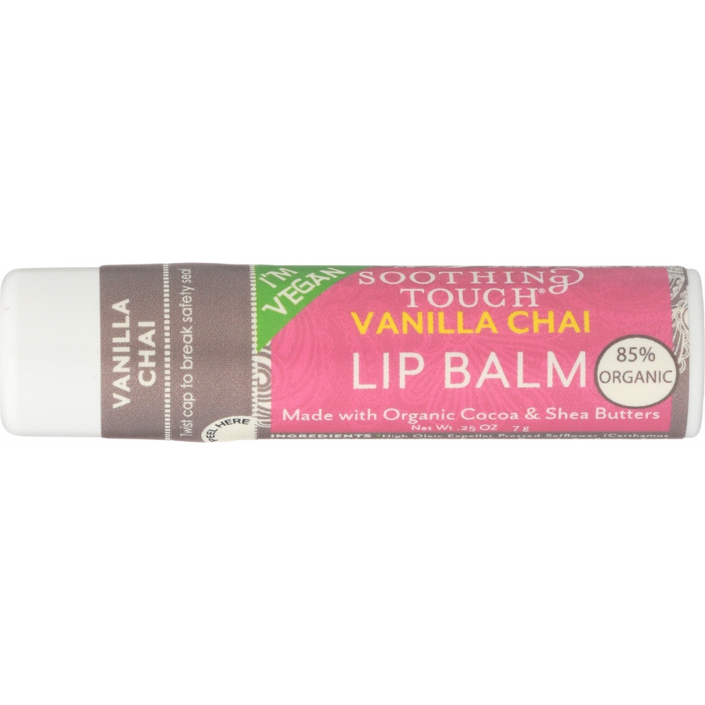 Vegan Chai Vanilla Lip Balm, 0.25 oz