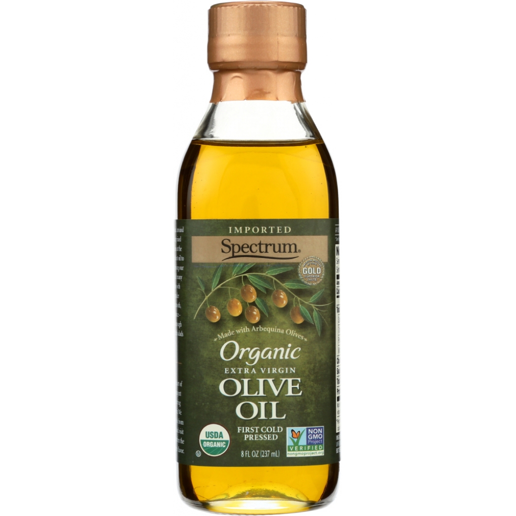 Organic Unrefined Extra Virgin Olive Oil - 8 oz