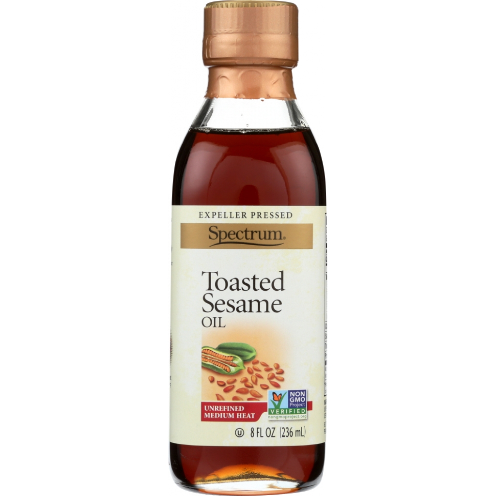 Toasted Unrefined Sesame Oil, 8 oz