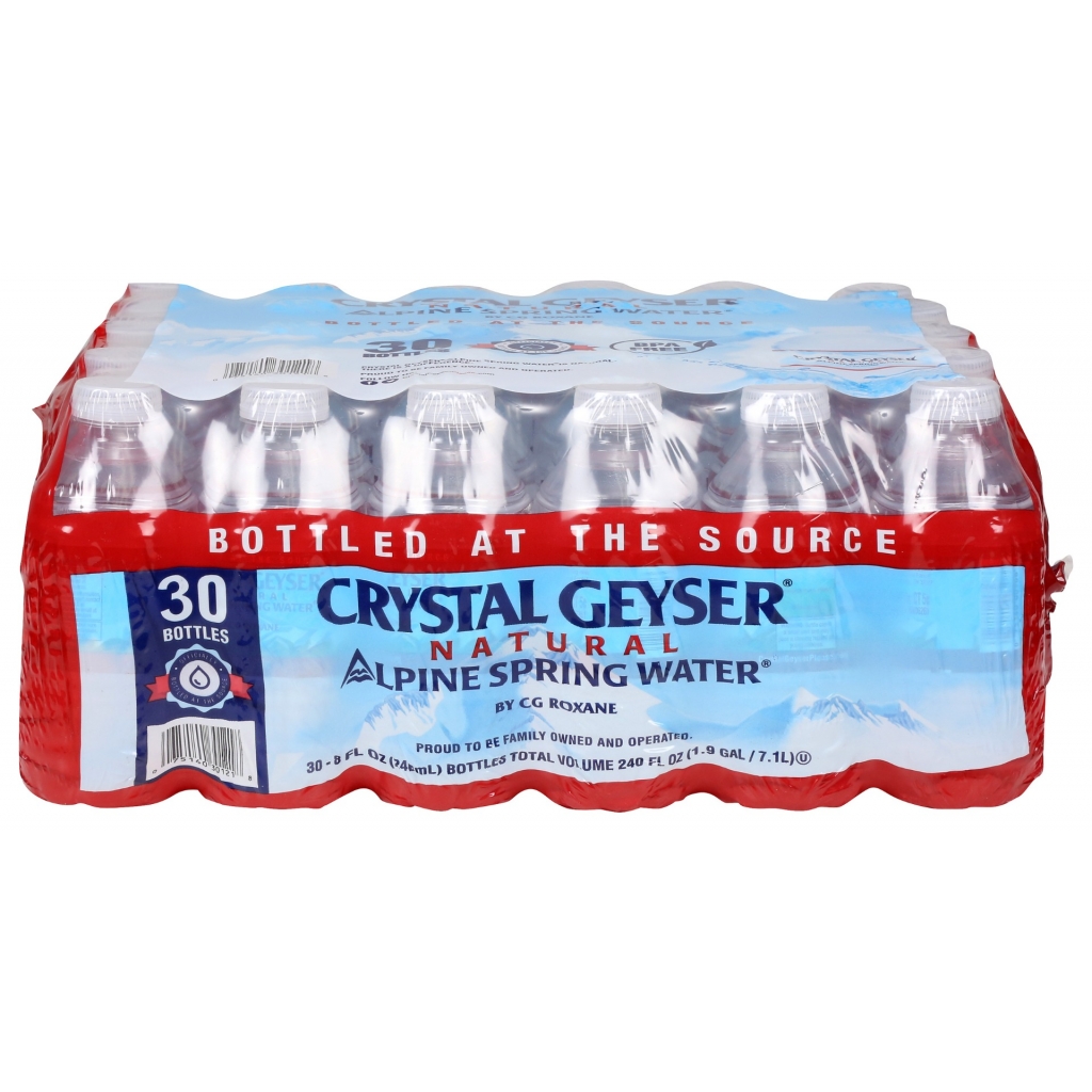 Crystal Geyser Alpine Spring Water 30Pk, 240 FO