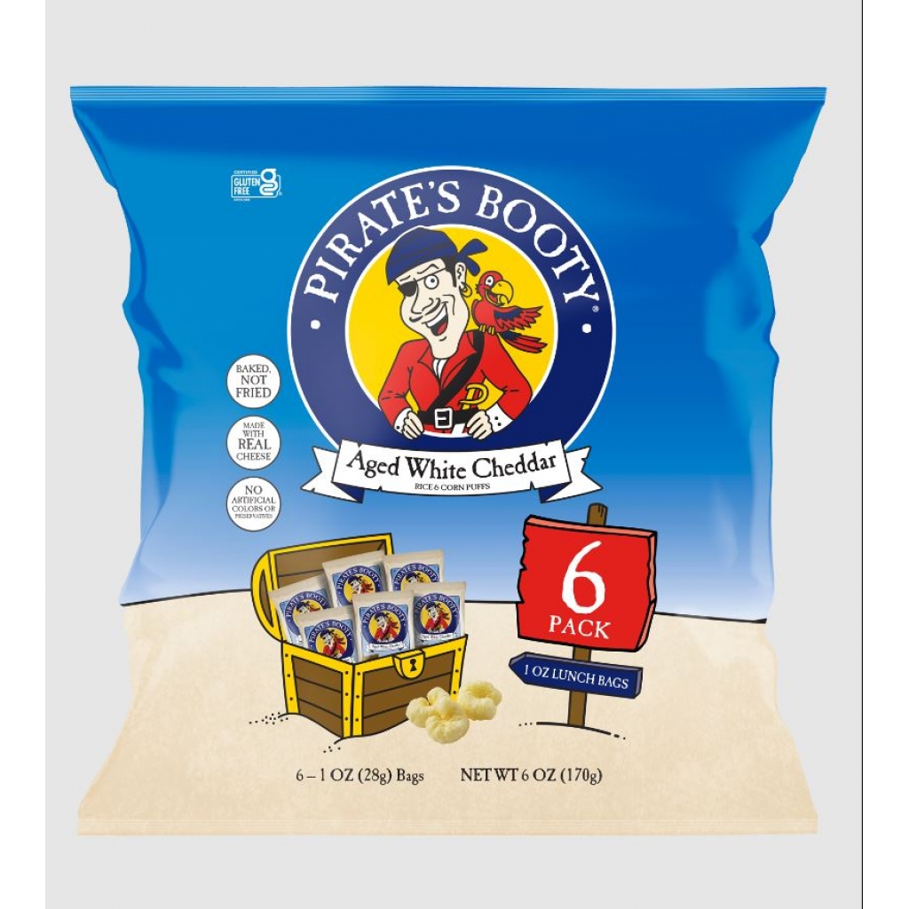 Pirate's Booty Aged White Cheddar - 6 Oz