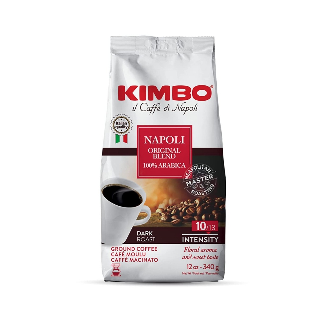 Kimbo Napoli Arabica Ground Coffee, 12 oz