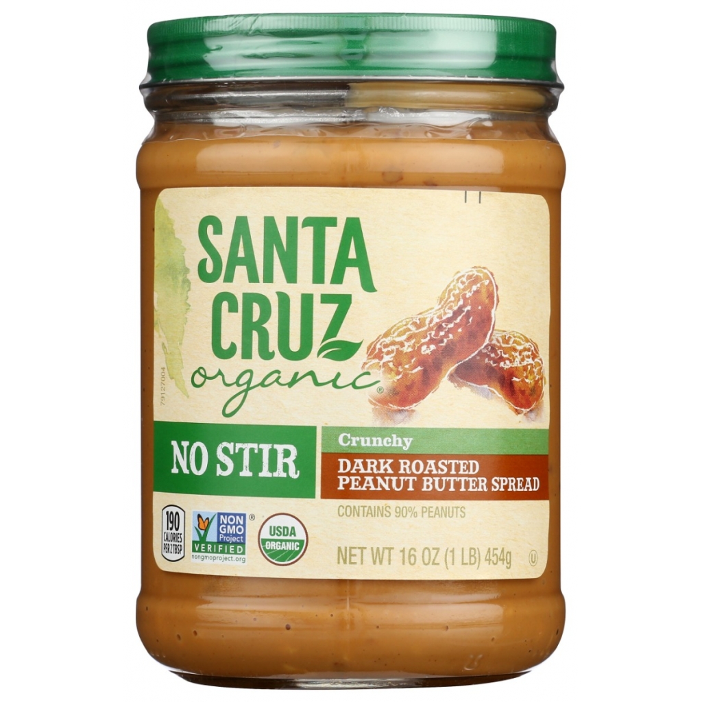 Organic No Stir Dark Roasted Creamy Peanut Butter