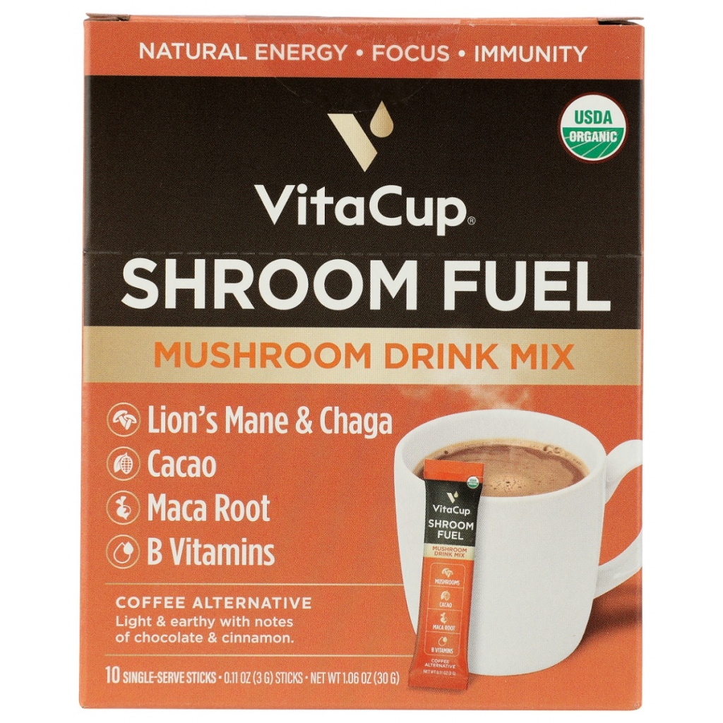 Natural Coffee Shroom Single Serve Pods, 10 PC