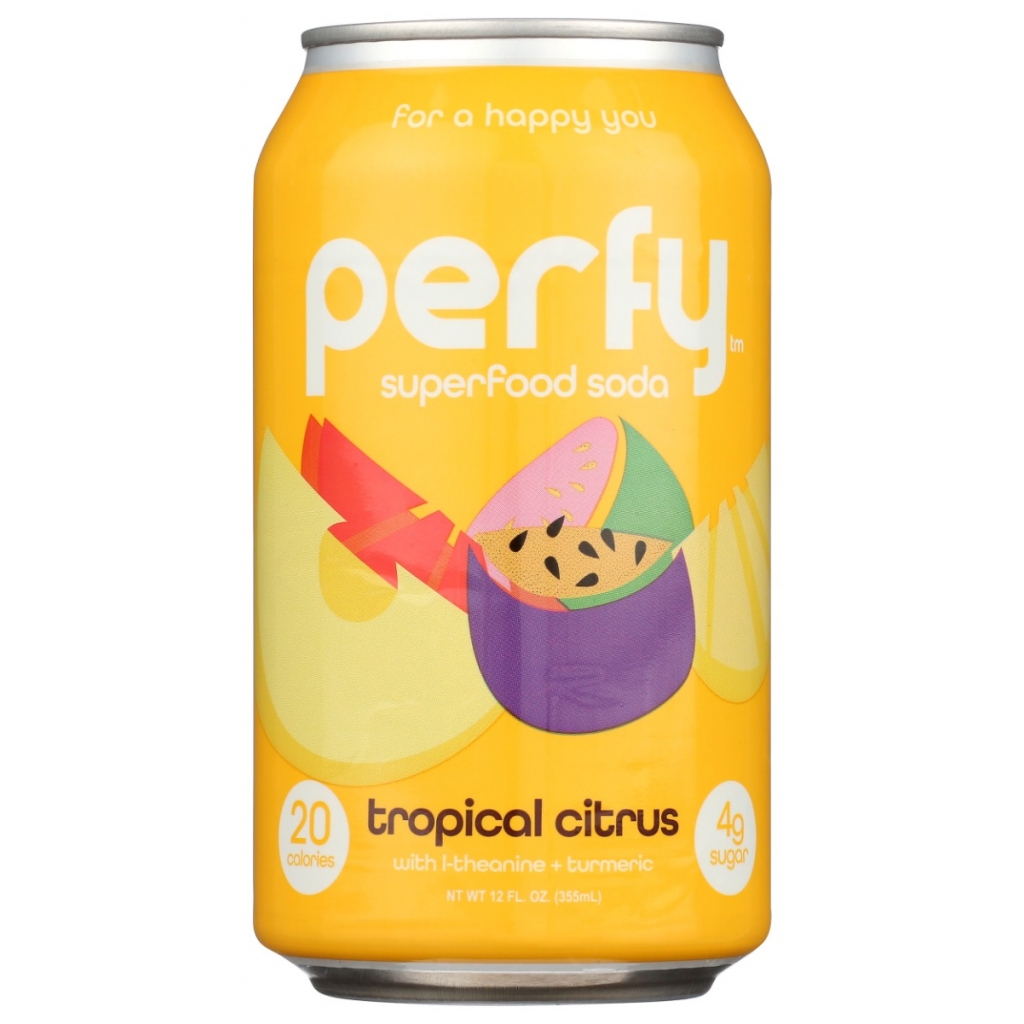 Tropical Citrus Infused Soda, 12 fl oz