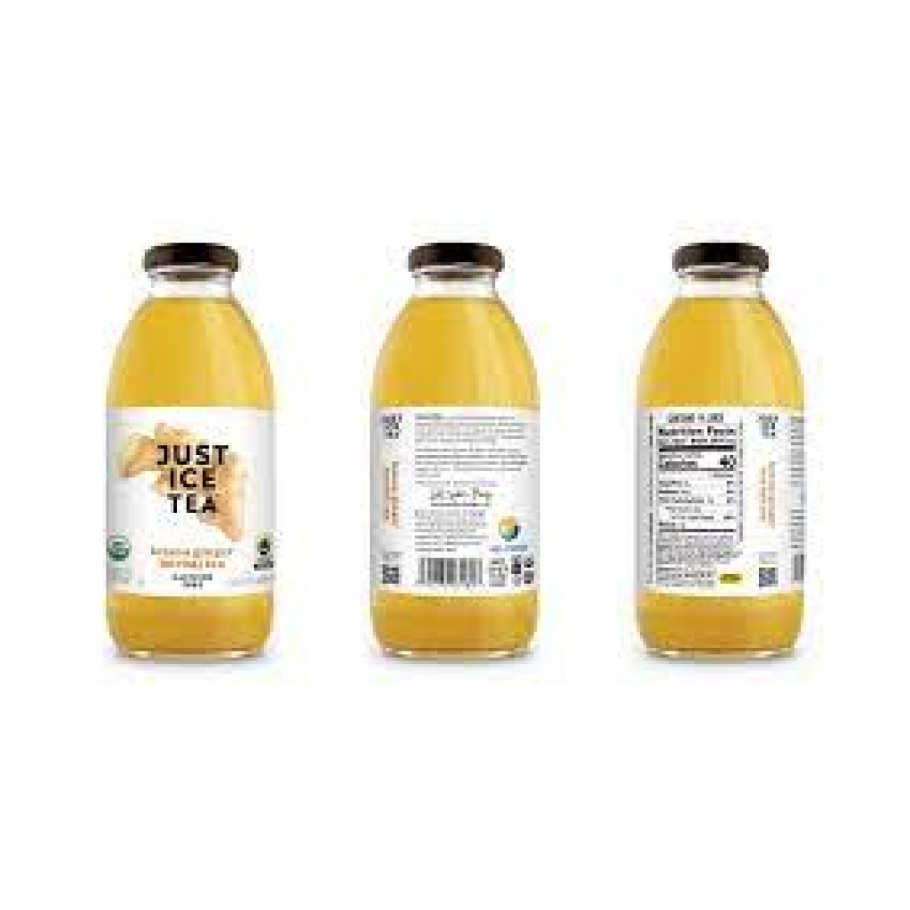 Organic Iced Tea with Lemon and Ginger, 16 fl oz