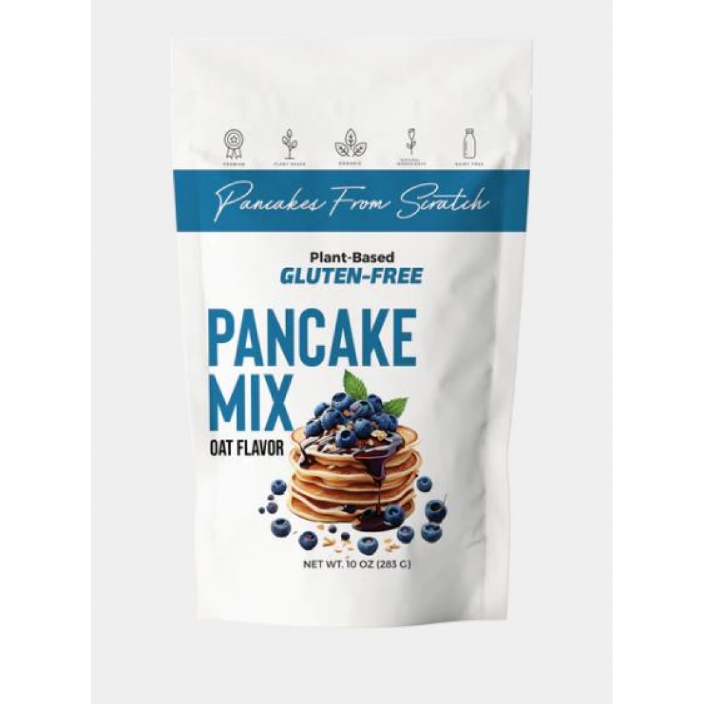 Vegan Gluten-Free Oat Pancake and Waffle Mix, 10 oz