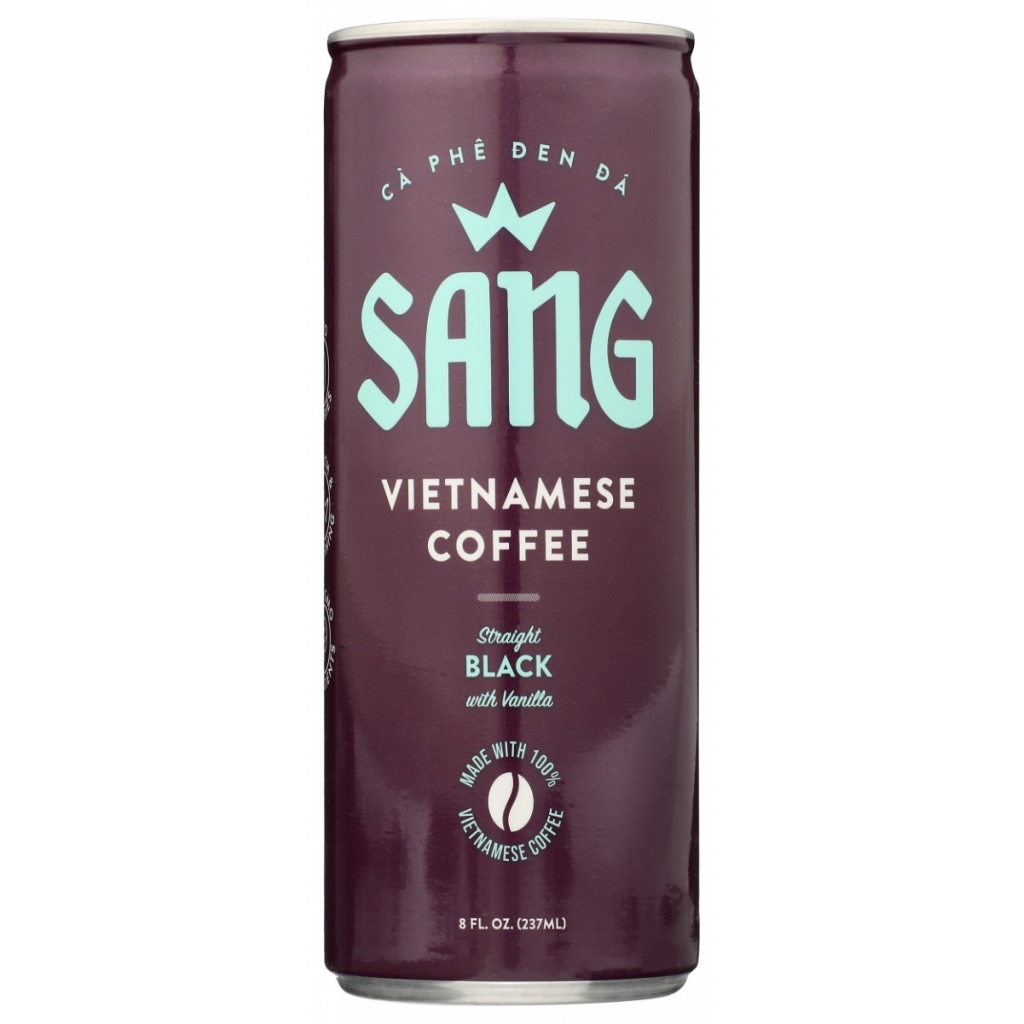 Iced Black Coffee with Vanilla - Vietnamese Style, 8 fl oz