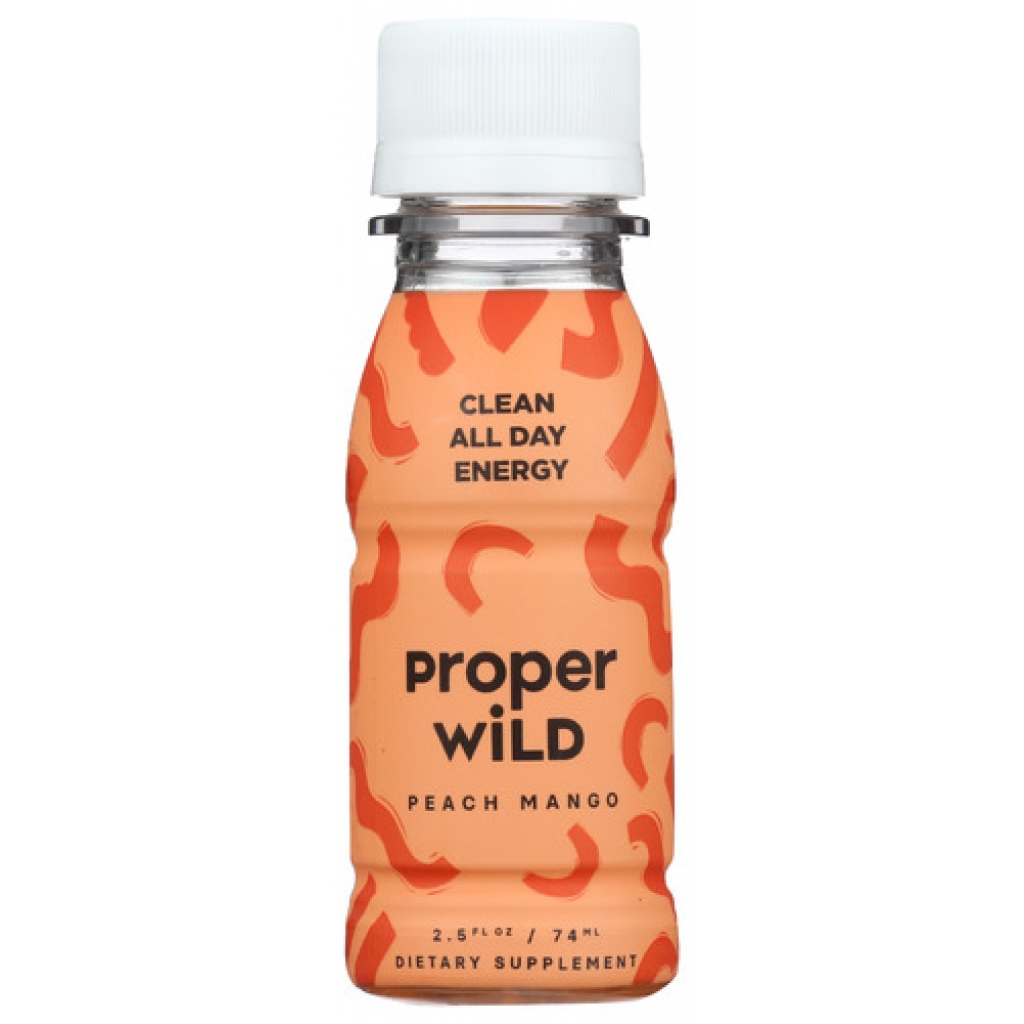 Peach Mango Clean Energy Shots - 2.5 oz