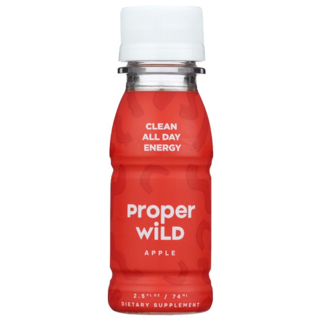 Proper Wild Clean Energy Shots - Apple - 2.5 Fo